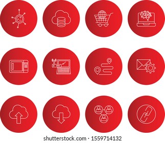 12 decent icon sheet of universal
