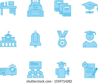 12 decent icon sheet of universal
