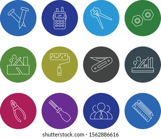  12 decent icon sheet of universal
