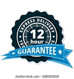 12 Hour Express Delivery illustration