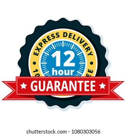 12 Hour Express Delivery illustration