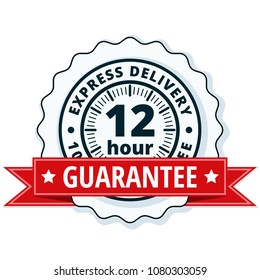 12 Hour Express Delivery illustration