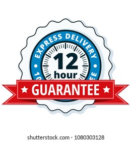 12 Hour Express Delivery illustration