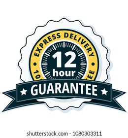 12 Hour Express Delivery illustration