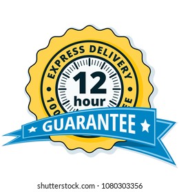 12 Hour Express Delivery illustration