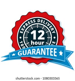 12 Hour Express Delivery illustration