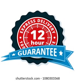 12 Hour Express Delivery illustration
