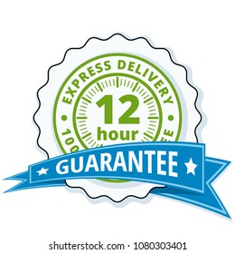 12 Hour Express Delivery illustration