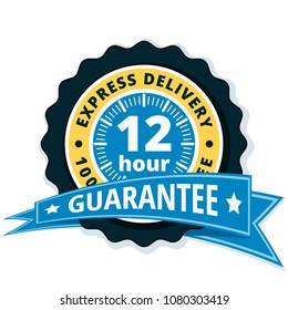 12 Hour Express Delivery illustration