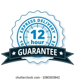 12 Hour Express Delivery illustration