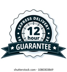 12 Hour Express Delivery illustration