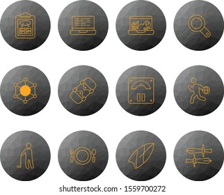  12 icon set of Universal  for your website and project
 