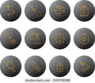  12 icon set of Universal  for your website and project
 