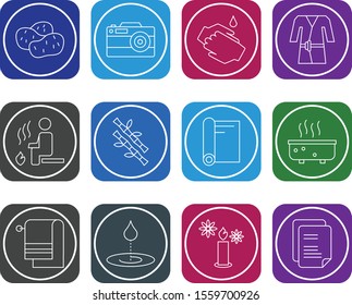  12 icon set of Universal  for your website and project
 