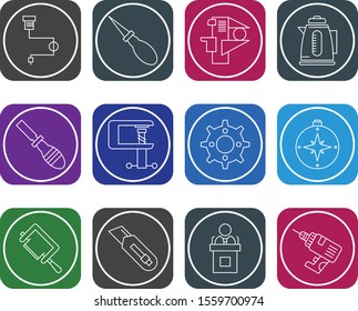  12 icon set of Universal  for your website and project
 