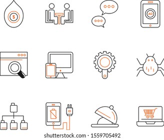 
       12 icon set of Universal  for your website and project
 