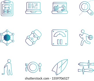  12 icon set of Universal  for your website and project
 