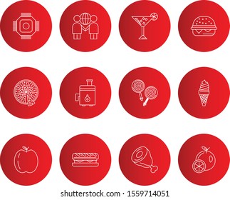 12 icon set of Universal  for your website and project
 