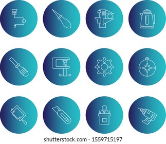  12 icon set of Universal  for your website and project
 