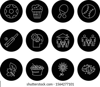 12 icon set of Universal  for your website and project
 