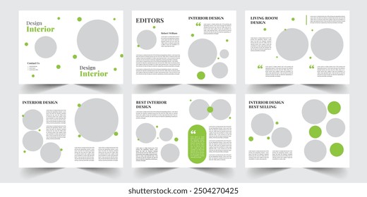 12 Page Interior Brochure Template