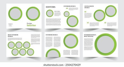 12 Page Interior Brochure Template