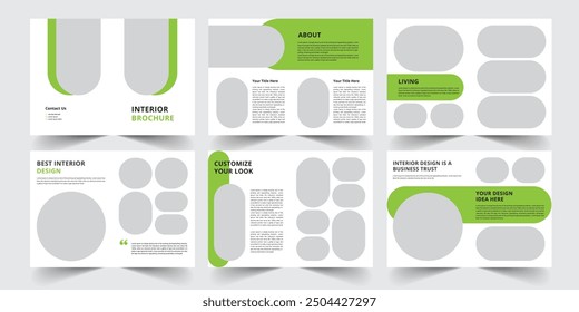 12 Page Interior Brochure Template