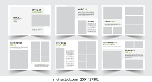 12 Page Interior Brochure Template