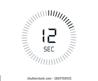 12 second timers Clocks, Timer 12 sec icon