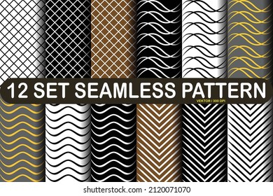 12 sets of geometry
Vector seamless pattern.
It is suitable for textiles, pillowcases, bed linen, blankets, ceramics, wallpaper, decoration and more.