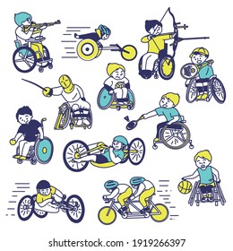 
12 types of parasports for the physically challenged to compete using wheelchairs, bicycles and other vehicles with wheels