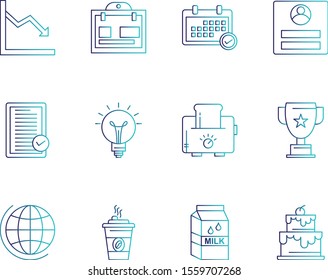 12 Universal icon sheet for your project
   