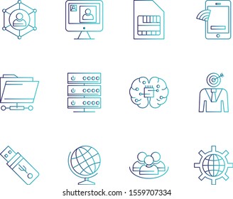12 Universal icon sheet for your project
   