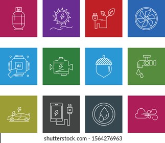 12 Universal icon sheet for your project