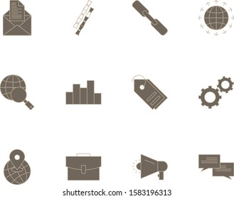 12 Universal Icons Sheet for your project
