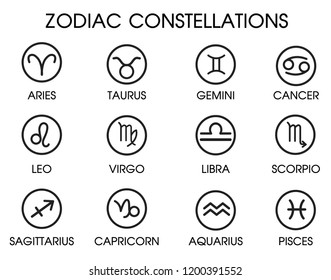 Zodiac Symbols Images, Stock Photos & Vectors | Shutterstock