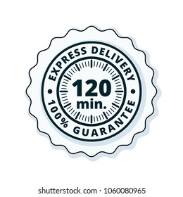 120 minutes Express Delivery illustration