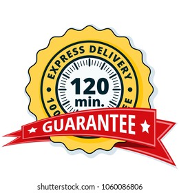 120 minutes Express Delivery illustration