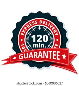120 minutes Express Delivery illustration