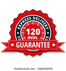 120 minutes Express Delivery illustration