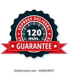 120 minutes Express Delivery illustration