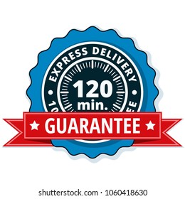 120 minutes Express Delivery illustration