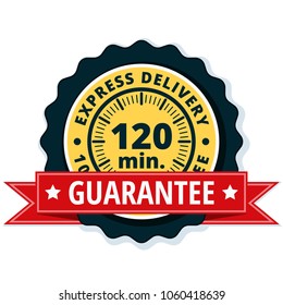 120 minutes Express Delivery illustration