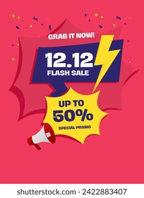 12.12 Flash Sale Up to 50 % Percent Special Promo.