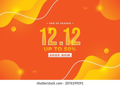 12.12 Shopping Day Sale Design Background For Greeting Moment