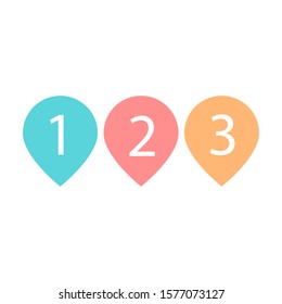 123 Place Logo Point Design