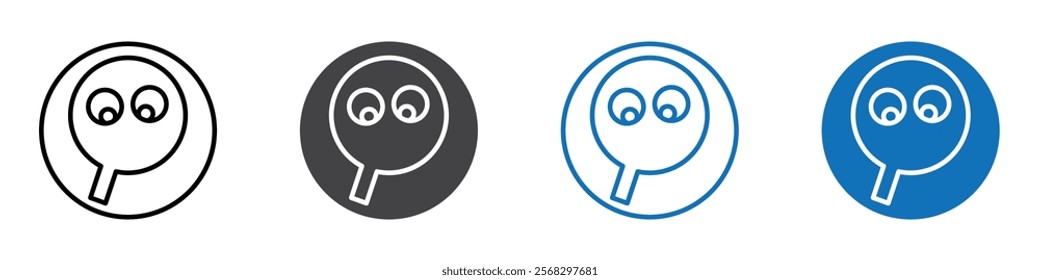 12p icon flat editable icon mark set.