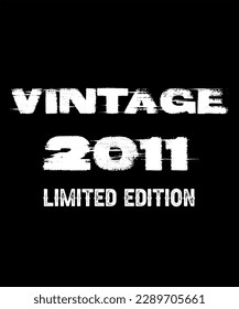 12th Birthday Vintage Legends Born In 2011 12 Years Old Retro Birthday Ideas Limited Edition