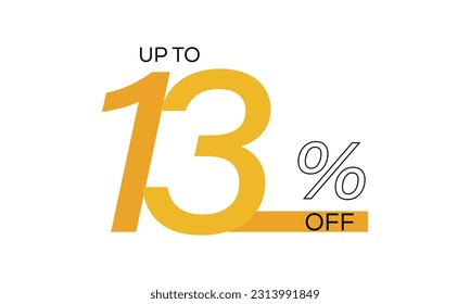 up to 13% off vector template, 13% off discount, 13 percent off discount sale background