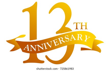 13 Ribbon Anniversary 